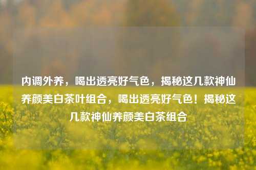 内调外养，喝出透亮好气色，揭秘这几款神仙养颜美白茶叶组合，喝出透亮好气色！揭秘这几款神仙养颜美白茶组合