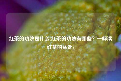 红茶的功效是什么(红茶的功效有哪些？—解读红茶的益处)