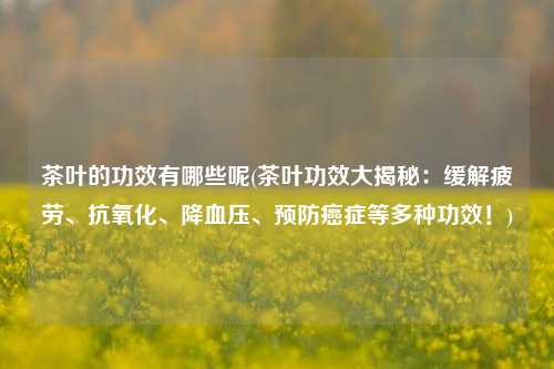 茶叶的功效有哪些呢(茶叶功效大揭秘：缓解疲劳、抗氧化、降血压、预防癌症等多种功效！)