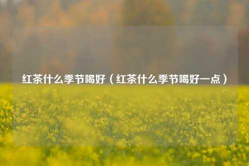 红茶什么季节喝好（红茶什么季节喝好一点）